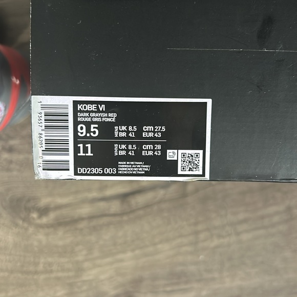 Used Kobe 6 3d - Picture 5 of 5